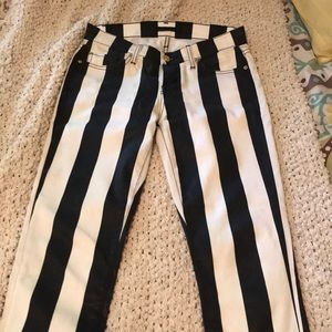 Cute striped 7 for all mankind jeans!